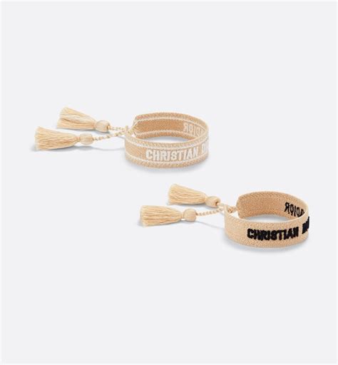 bracelet dior beige|dior bracelet vintage.